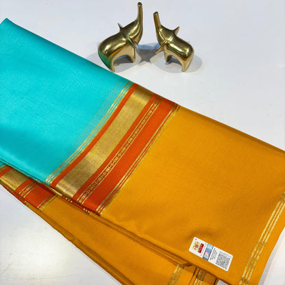 3D Mysore Silk Saree