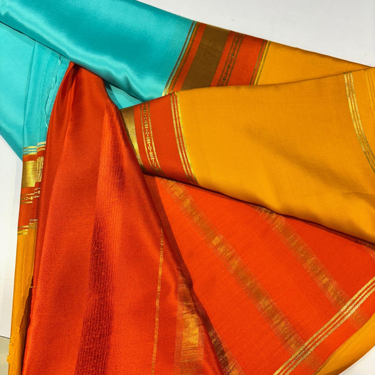 3D Mysore Silk Saree