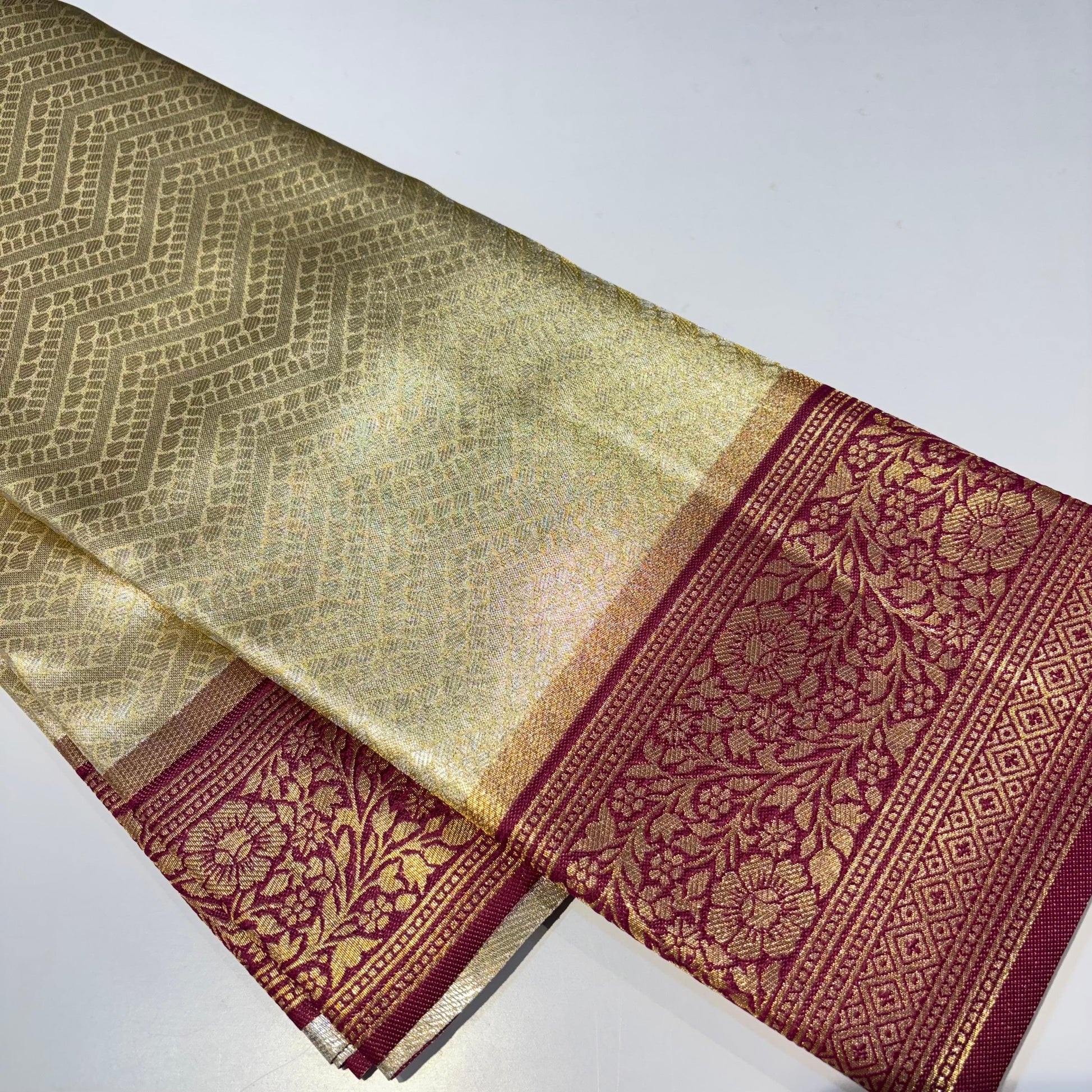 Semi Kanchivaram Soft Silk Saree