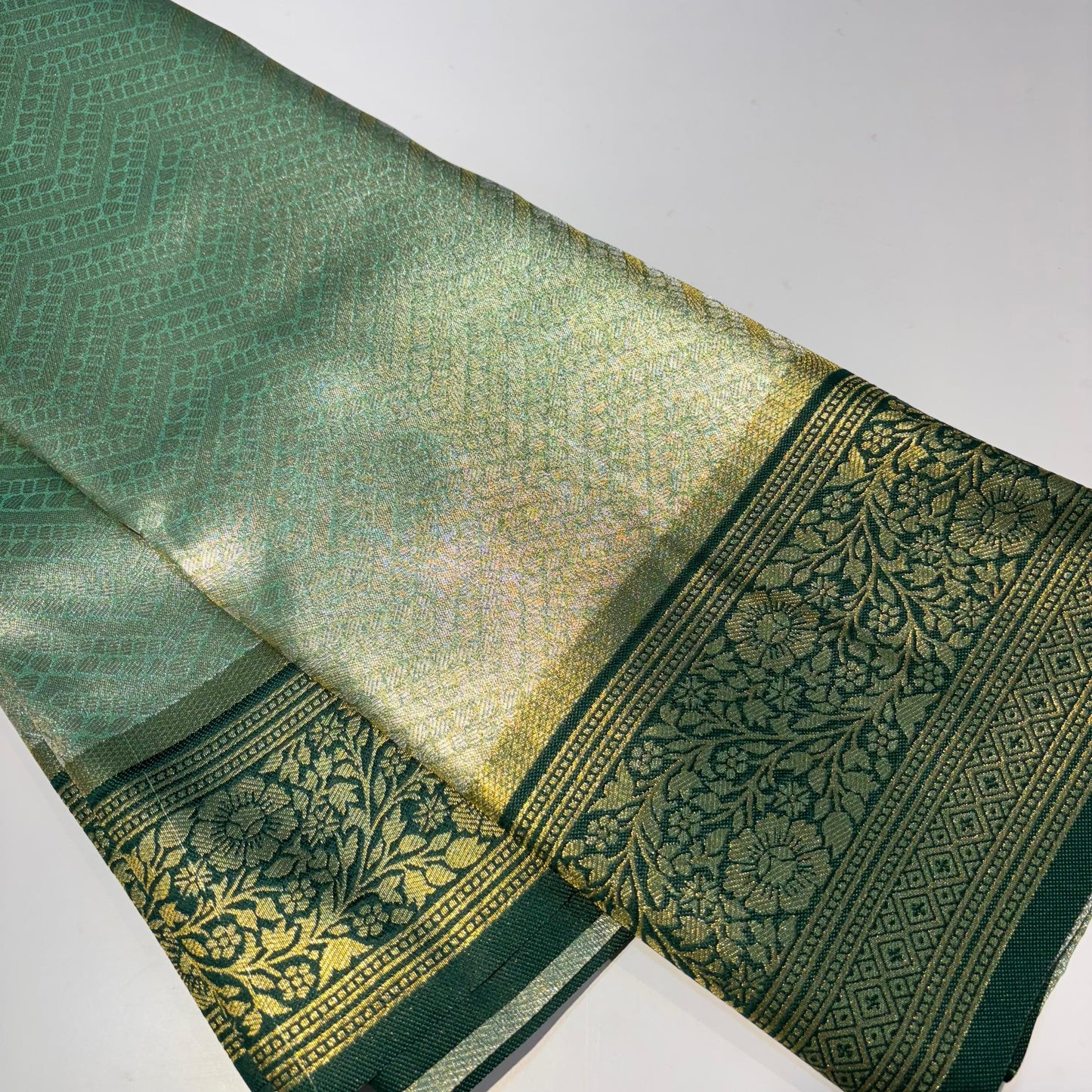 Semi Kanchivaram Soft Silk Saree