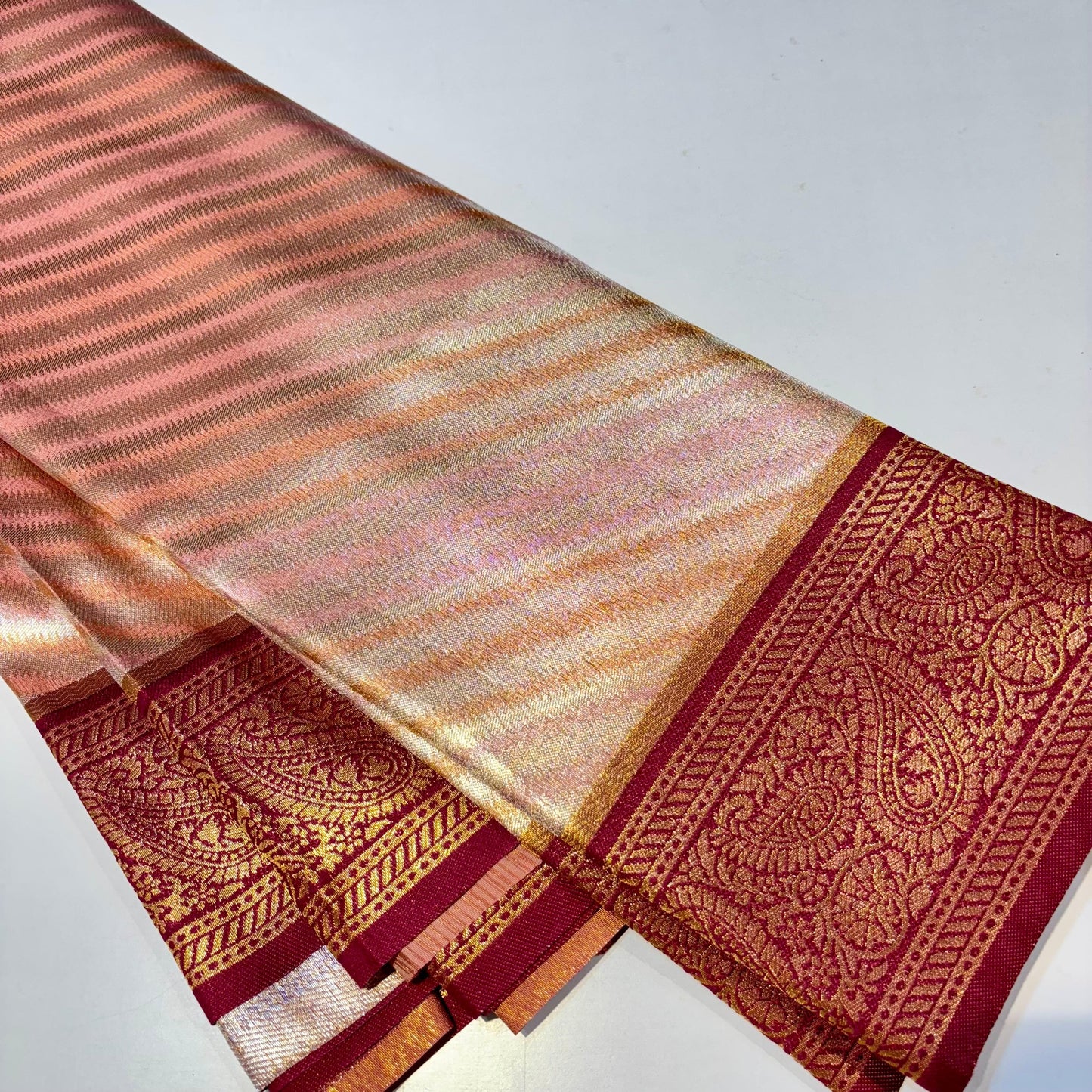 Semi Kanchivaram Soft Silk Saree