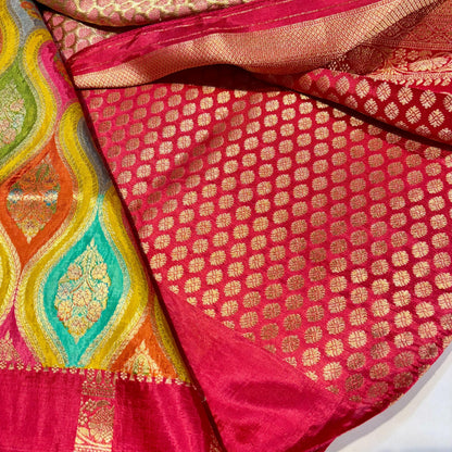 Banarasi Crepe Rangkat Saree