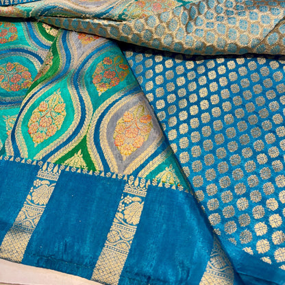 Banarasi Crepe Rangkat Saree