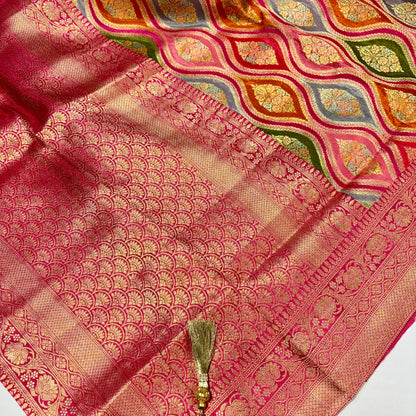 Banarasi Crepe Rangkat Saree