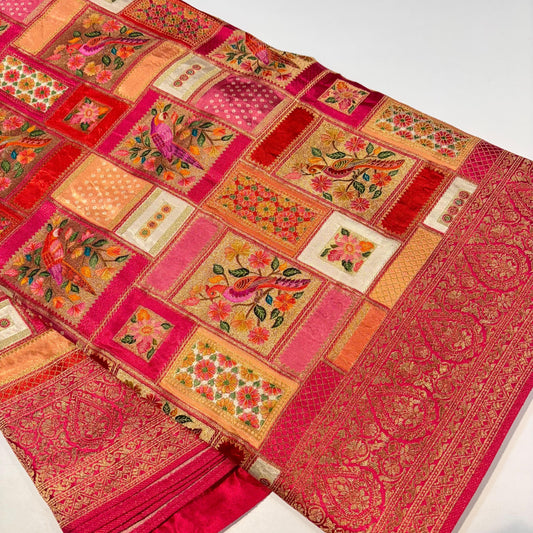 Banarasi Crepe Rangkat Saree