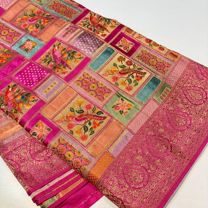 Banarasi Crepe Rangkat Saree