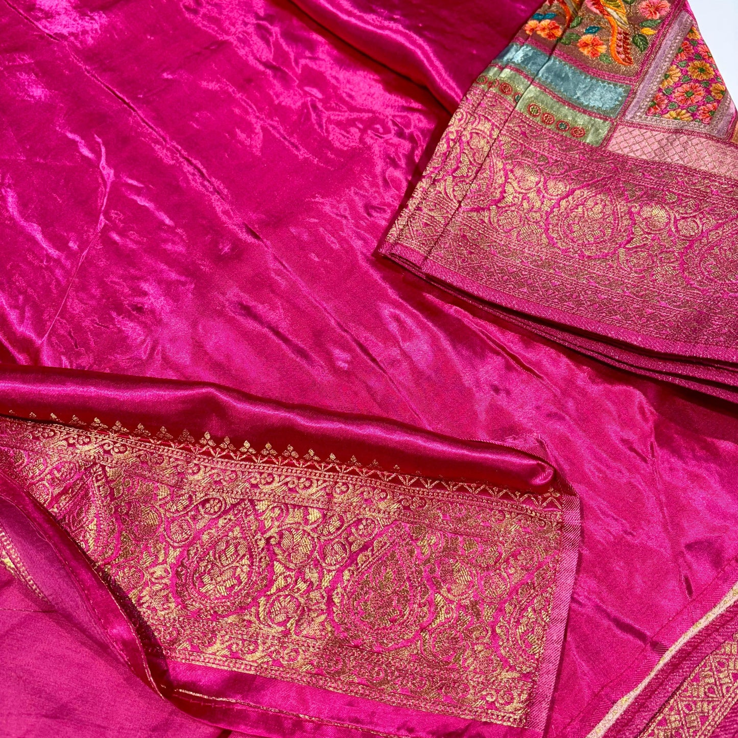 Banarasi Crepe Rangkat Saree