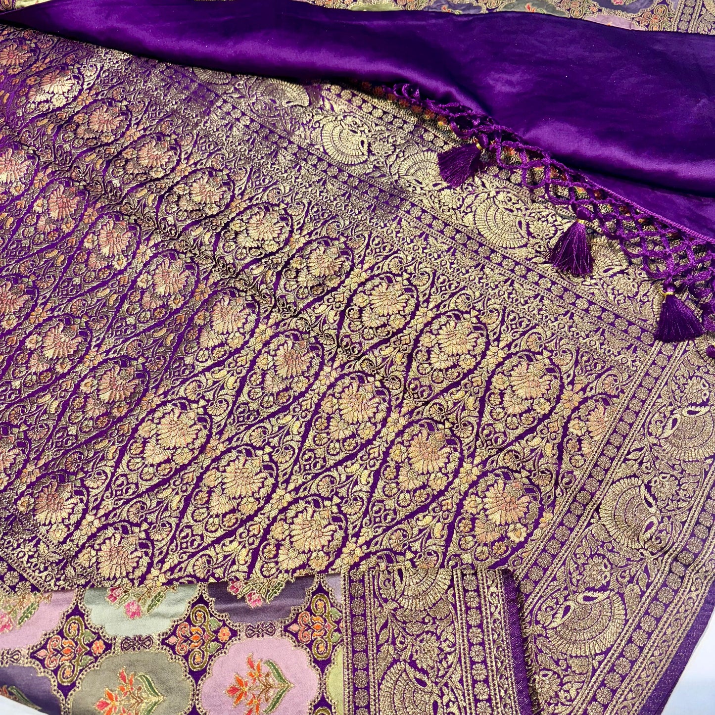 Banarasi Crepe Rangkat Saree