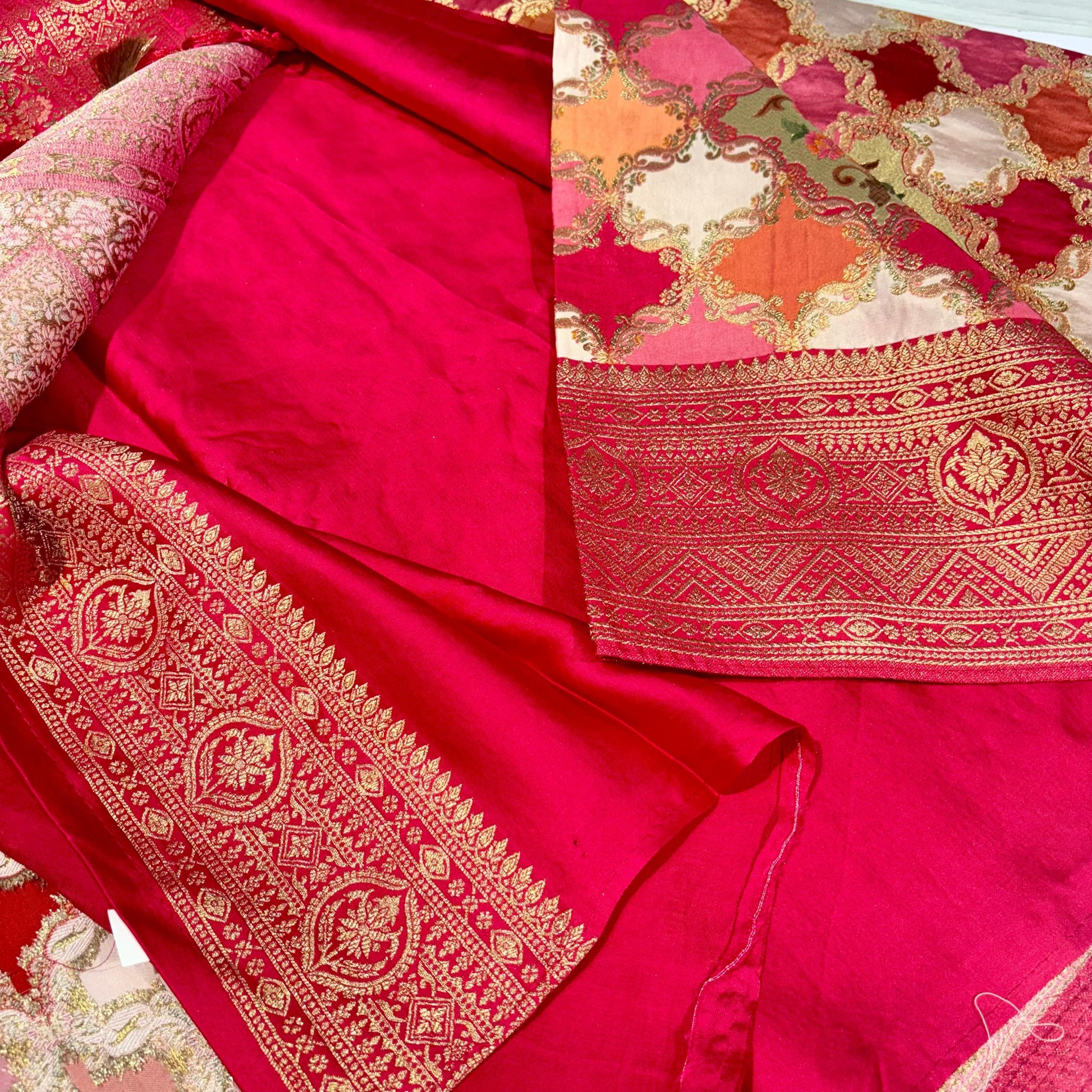 Banarasi Crepe Rangkat Saree