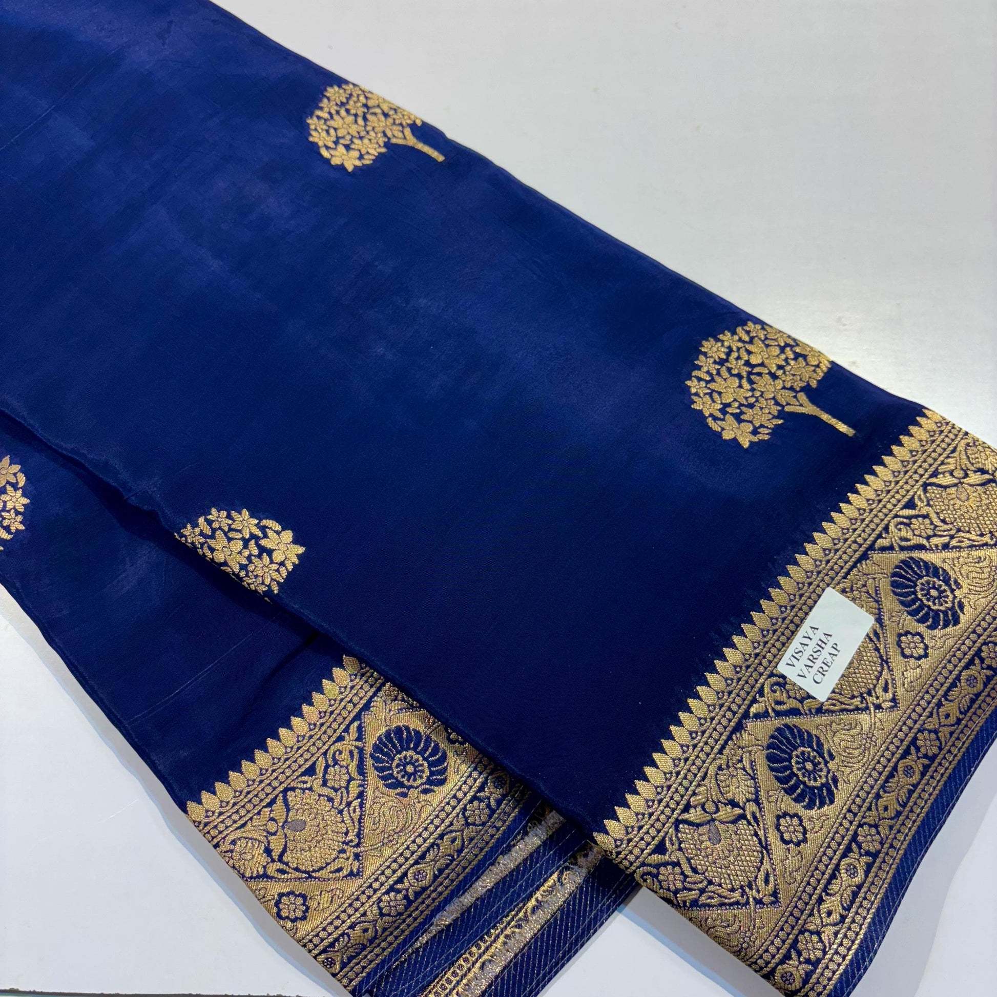 Banarasi Crepe Silk Saree