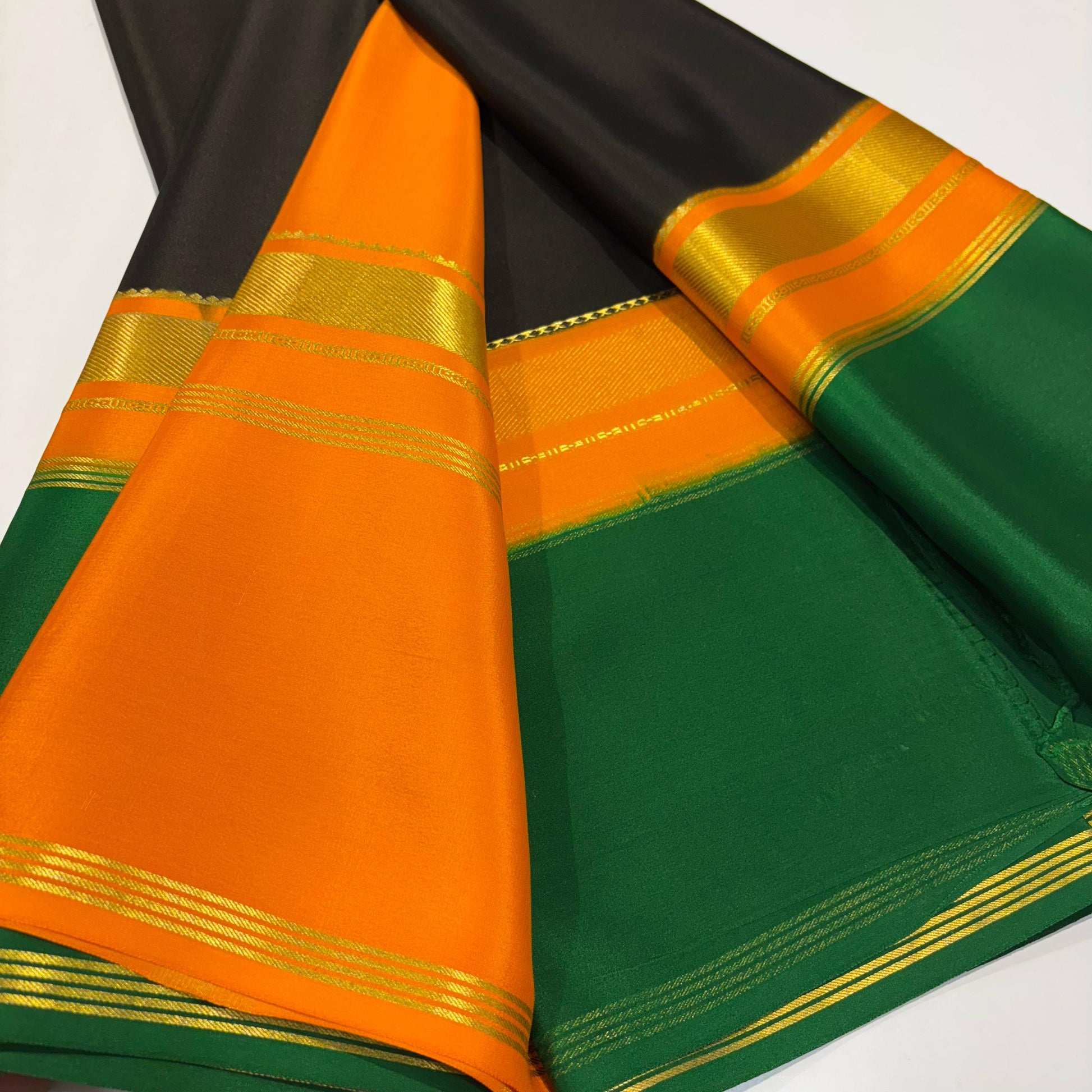 3D Mysore Silk Saree