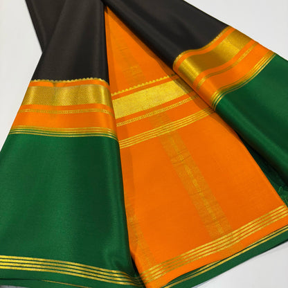 3D Mysore Silk Saree