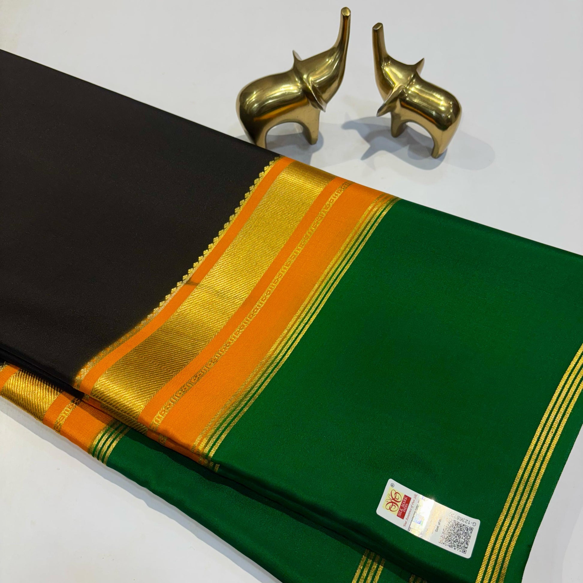 3D Mysore Silk Saree