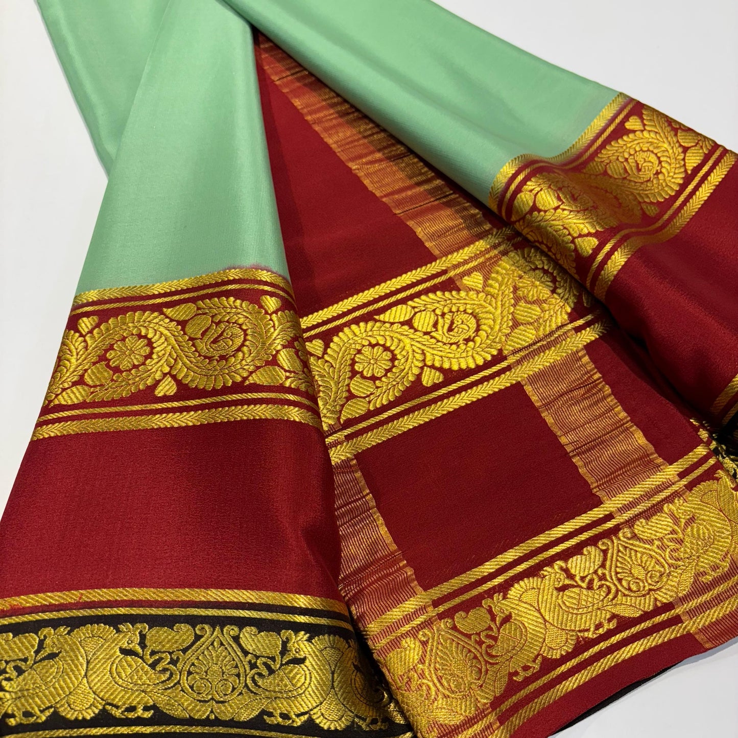 3D Mysore Silk Saree