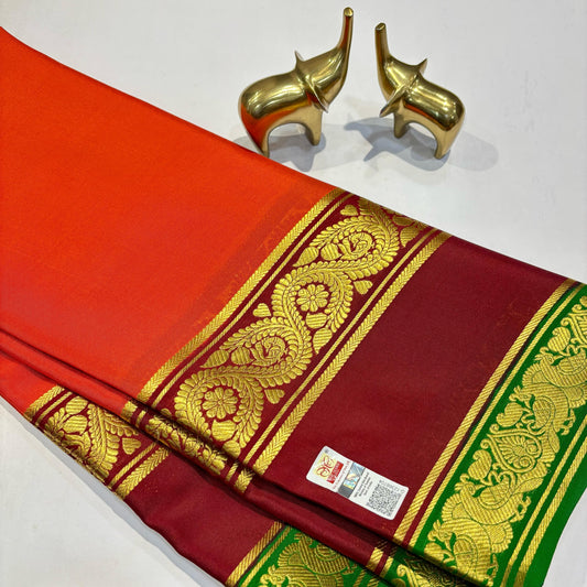 3D Mysore Silk Saree