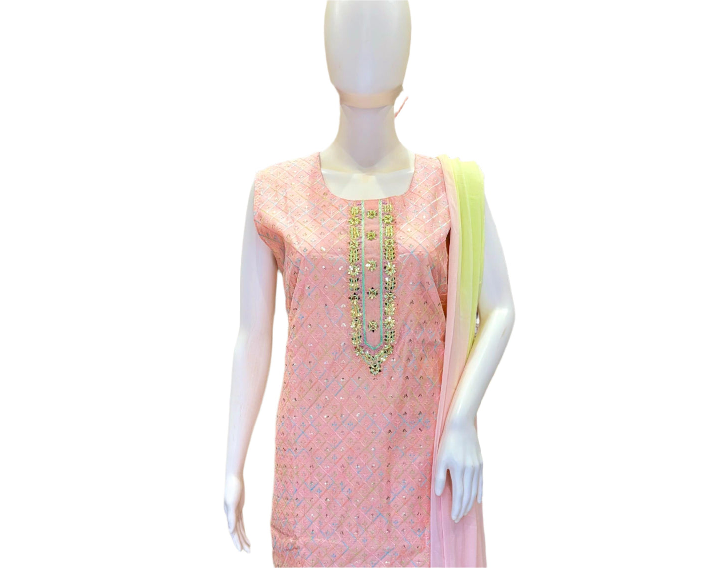 Designer Chanderi Silk Chudidar