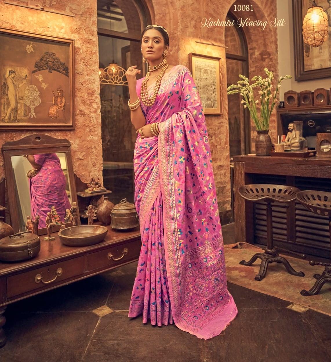 Kashmiri pure silk sarees - Kashmiri pashmena | Facebook